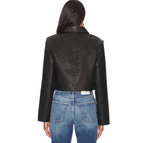 NEW STEVE MADDEN verone jacket in dark brown - Picture 2 of 4